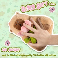 Capybara 9" Kawaii Flower Plush Toy