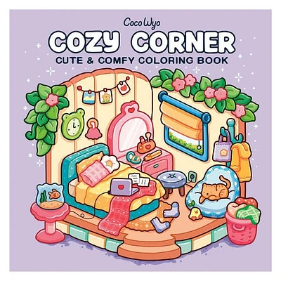 "Cozy Corner" Coloring Book: Cozy Space Coloring by Coco Wyo (45 Pages)