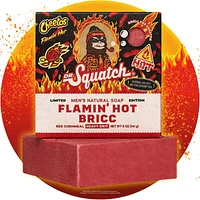 Dr. Squatch® Hot Cheetos™ Flamin' Hot Bricc All-Natural Bar Soap For Men (1pc) Limited Edition