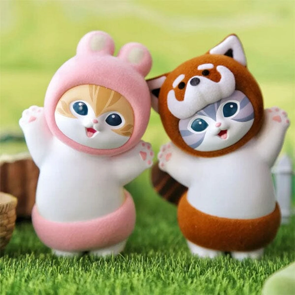 MINISO x Mofusand: Fluffy Party Series Flocked Collectible Figurine Blind Box (1pc)