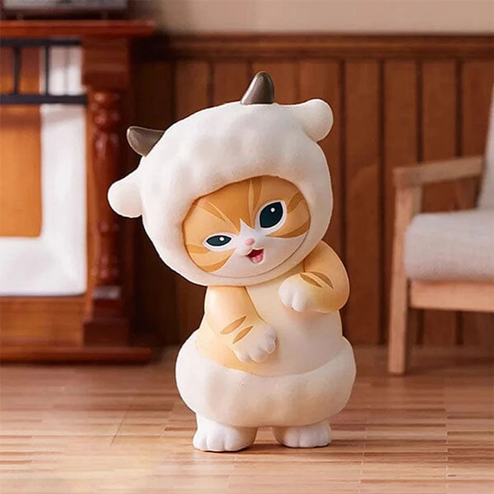 MINISO x Mofusand: Fluffy Party Series Flocked Collectible Figurine Blind Box (1pc)