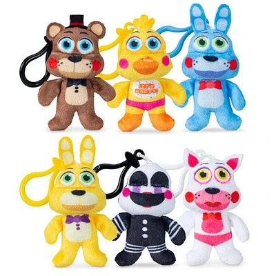 Five Nights at Freddy's Animatronic 2.5" Bag Clip Plush Toys (1pc) Style Ships Assorted