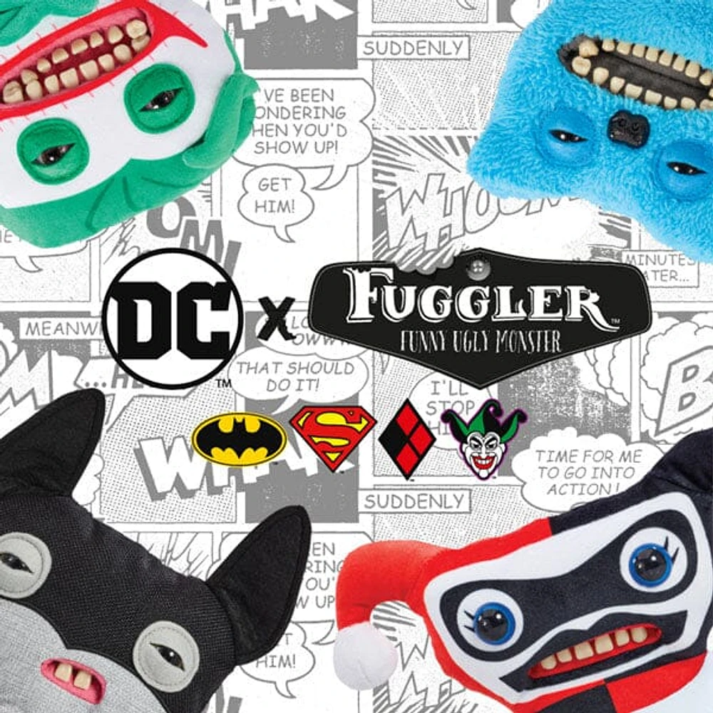 Fuggler x DC Comics 9" Plush Toys (1pc) Style Ships Assorted