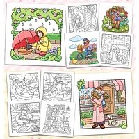 "Girl Moments" Coloring Book: Cozy Space Coloring by Coco Wyo (40 Pages)