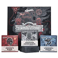 Dr. Squatch® Game Of Thrones™ Collection 3-Pack Box All-Natural Bar Soap For Men Limited Edition