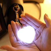 BagGlo Heart-Shaped Automatic LED Purse Light Keychain