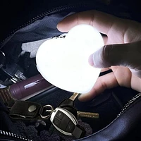 BagGlo Heart-Shaped Automatic LED Purse Light Keychain
