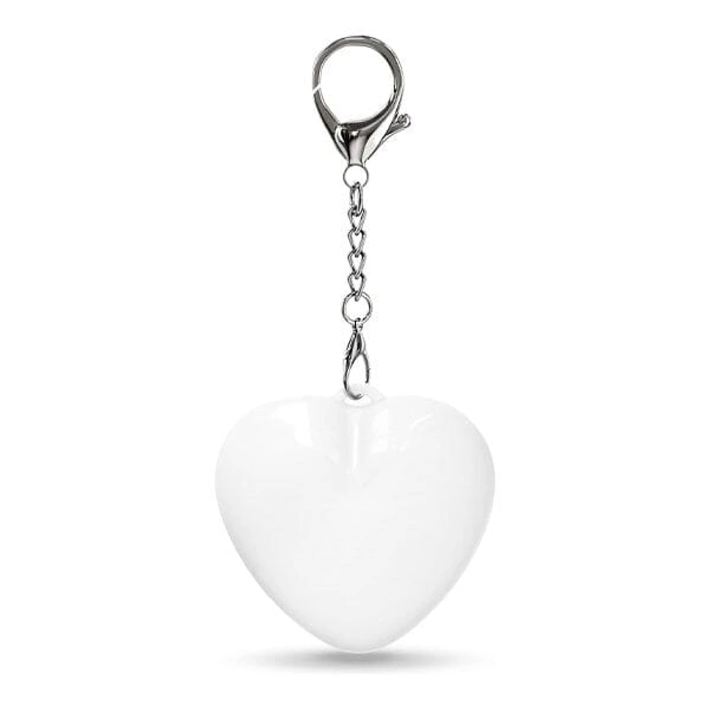 BagGlo Heart-Shaped Automatic LED Purse Light Keychain