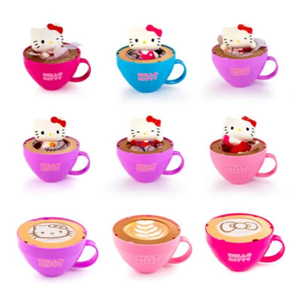 Hello Kitty Cappuccino Cup Pop-Up Surprise Slow Rise Squishy Fidget Toy (1pc)