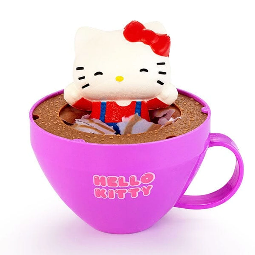 Hello Kitty Cappuccino Cup Pop-Up Surprise Slow Rise Squishy Fidget Toy (1pc)
