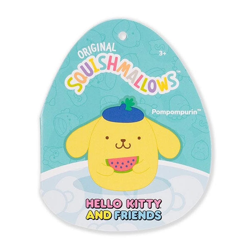 Squishmallows Plush Toys 3.5" 2025 Sanrio Hello Kitty & Friends Tropical Fruit Treats Clip-On Squad (Characters Ship Assorted)