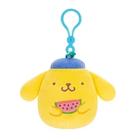 Squishmallows Plush Toys 3.5" 2025 Sanrio Hello Kitty & Friends Tropical Fruit Treats Clip-On Squad (Characters Ship Assorted)