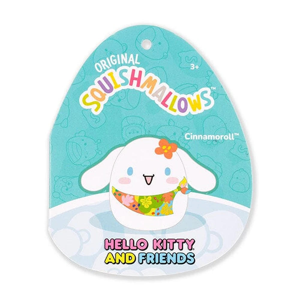 Squishmallows Plush Toys 3.5" 2025 Sanrio Hello Kitty & Friends Tropical Fruit Treats Clip-On Squad (Characters Ship Assorted)