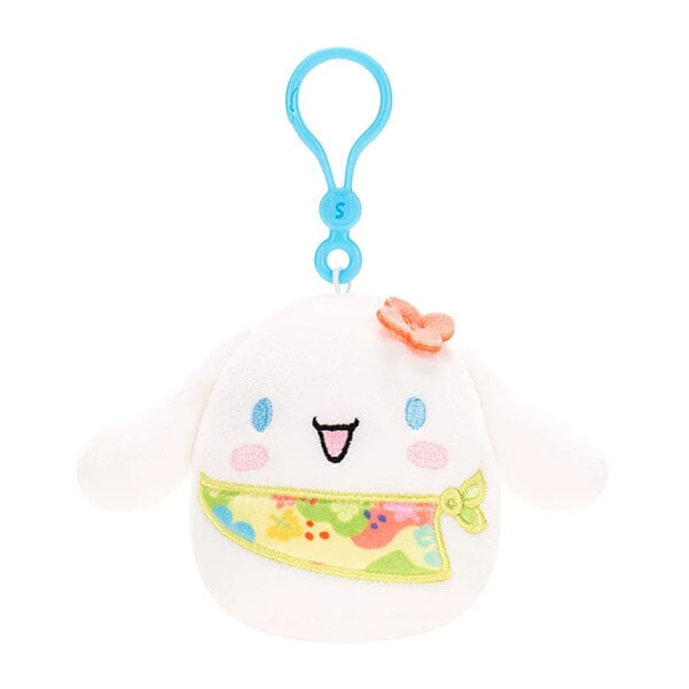 Squishmallows Plush Toys 3.5" 2025 Sanrio Hello Kitty & Friends Tropical Fruit Treats Clip-On Squad (Characters Ship Assorted)