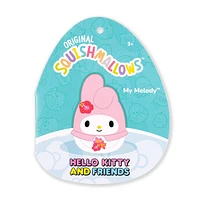 Squishmallows Plush Toys 3.5" 2025 Sanrio Hello Kitty & Friends Tropical Fruit Treats Clip-On Squad (Characters Ship Assorted)