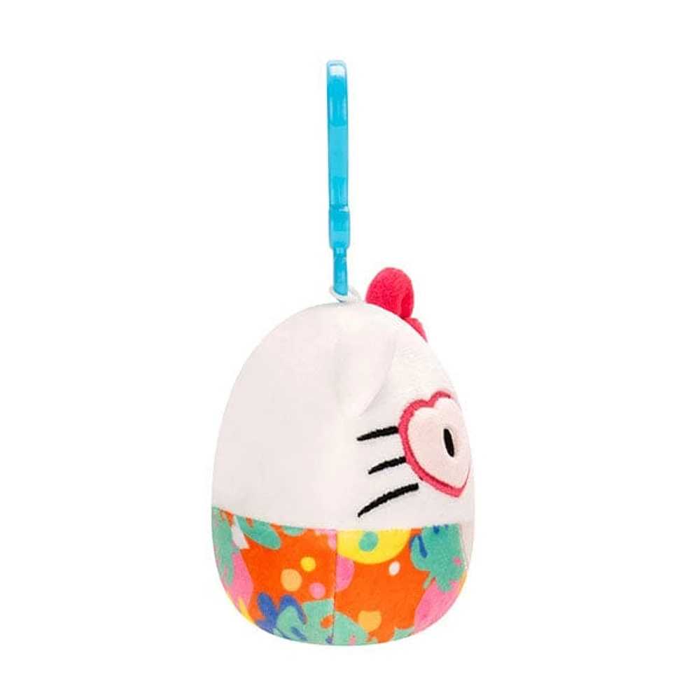 Squishmallows Plush Toys 3.5" 2025 Sanrio Hello Kitty & Friends Tropical Fruit Treats Clip-On Squad (Characters Ship Assorted)