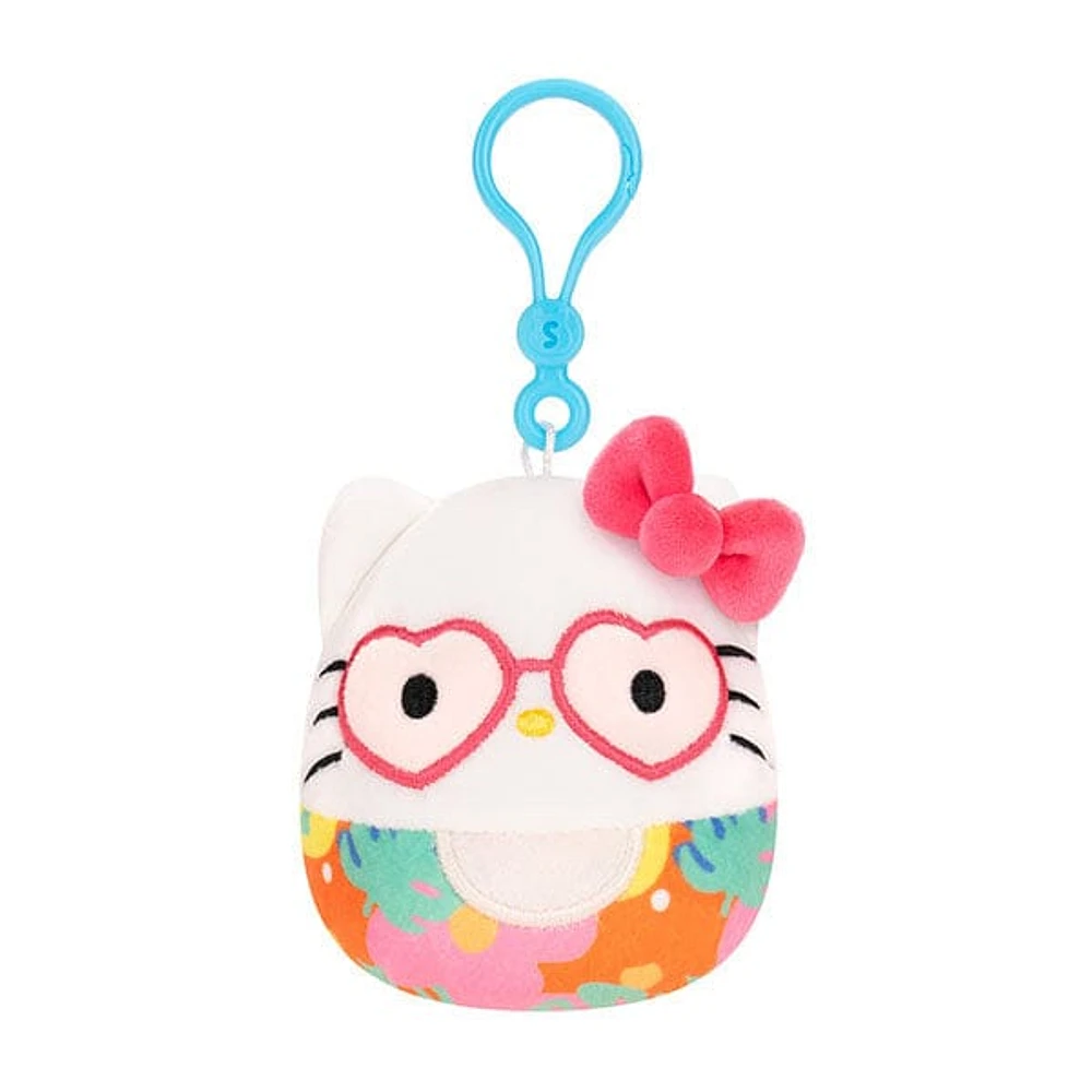 Squishmallows Plush Toys 3.5" 2025 Sanrio Hello Kitty & Friends Tropical Fruit Treats Clip-On Squad (Characters Ship Assorted)