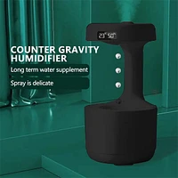 Esencia GravityNix Anti-Gravity Humidifier (800mL) with LED Clock Display
