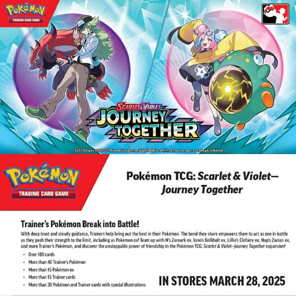 Pokémon TCG: Scarlet & Violet Journey Together Sleeved Booster (1 Pack 10 Cards)