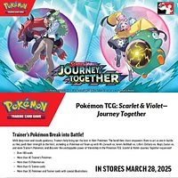 Pokémon TCG: Scarlet & Violet Journey Together Sleeved Booster (1 Pack 10 Cards)