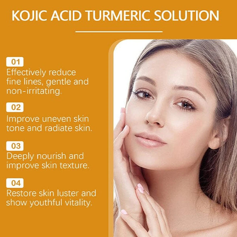 KojicLux Kojic Acid & Turmeric Root Facial Serum (30mL)