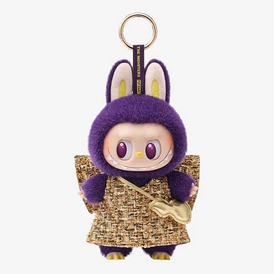 Pop Mart x THE MONSTERS: Labubu Wearing PRONOUNCE Fashion Label "Wings Of Fortune" Plush Doll Pendant (1pc)