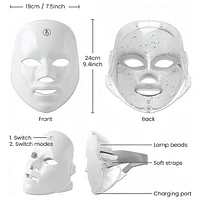 7-in-1 LED Light Therapy Wireless Face Mask