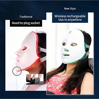 7-in-1 LED Light Therapy Wireless Face Mask