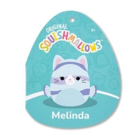 Squishmallows Super Soft Plush Toys 7.5" Animal Hybrids Squad Melinda The Blue Striped Cat Fish