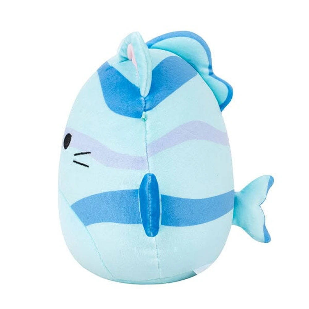 Squishmallows Super Soft Plush Toys 7.5" Animal Hybrids Squad Melinda The Blue Striped Cat Fish