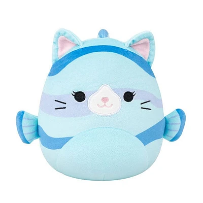 Squishmallows Super Soft Plush Toys 7.5" Animal Hybrids Squad Melinda The Blue Striped Cat Fish