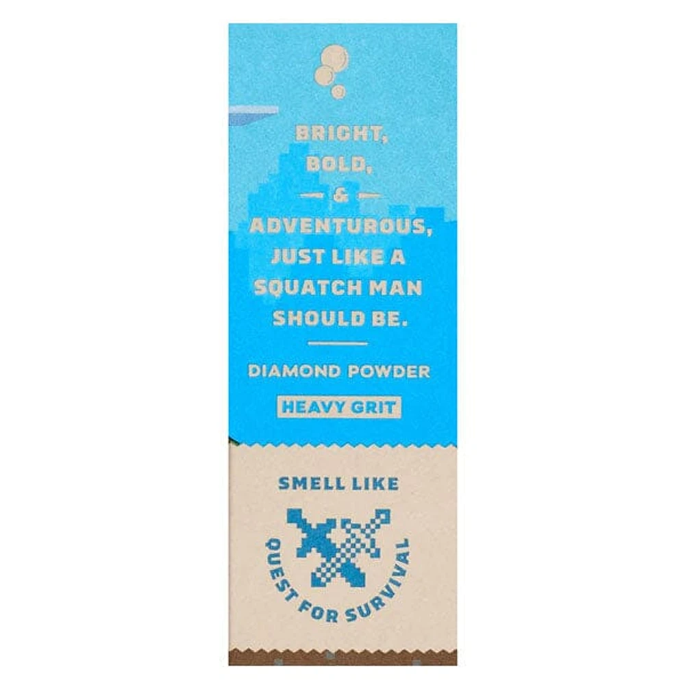 Dr. Squatch® Minecraft™ Diamond Scrub All-Natural Bar Soap For Men (1pc) Limited Edition