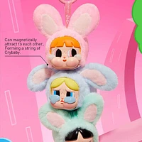 Pop Mart x Powerpuff Girls x CRYBABY: Vinyl Face Plush Bag Clip Blind Box (1pc)