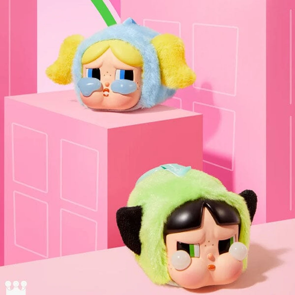 Pop Mart x Powerpuff Girls x CRYBABY: Vinyl Face Plush Bag Clip Blind Box (1pc)