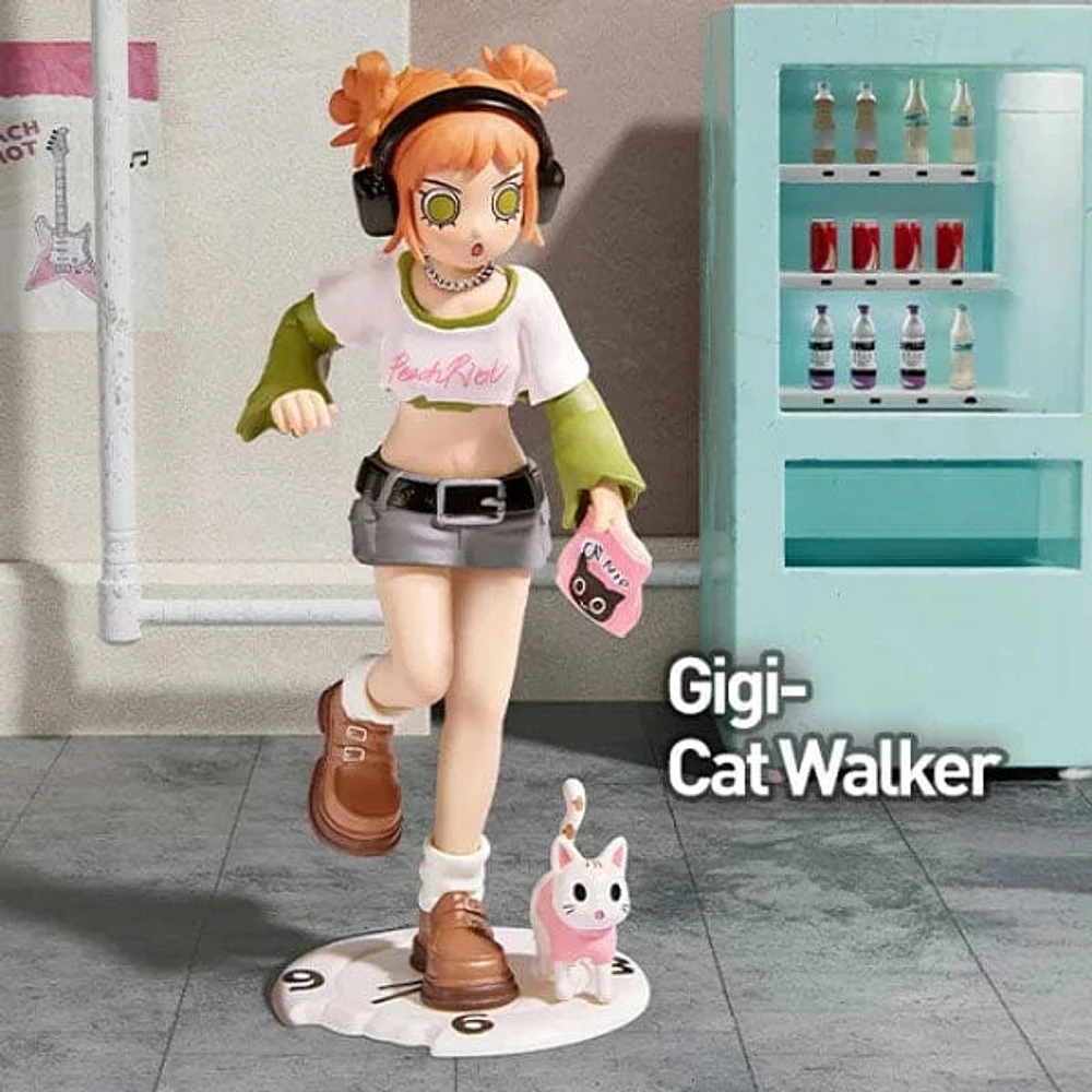 Pop Mart x Peach Riot: Rush Hour Series Collectible Figurine Blind Box (1pc)