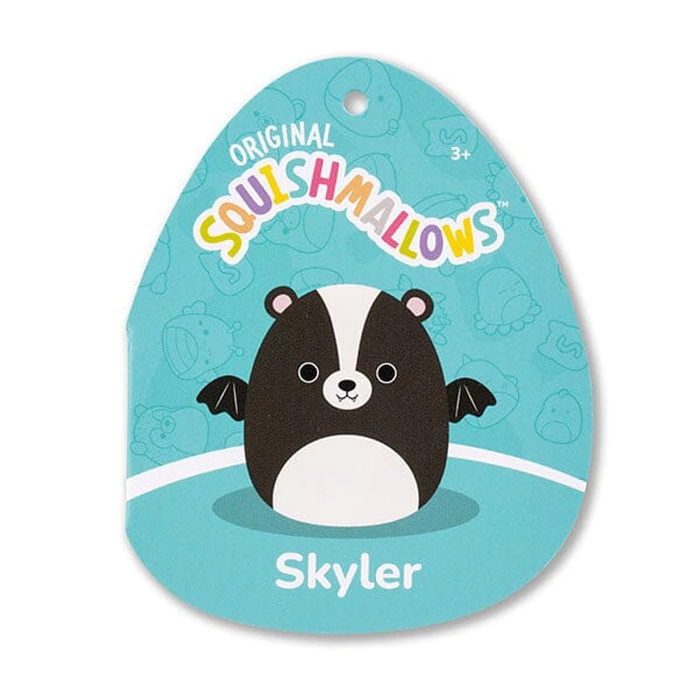 Squishmallows Super Soft Plush Toys 7.5" Animal Hybrids Squad Skyler The Skunk Bat