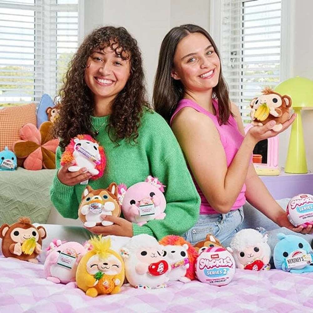 ZURU Mini Brands Snackles Mystery Mini 5" Plush Capsule Series 2 Wave 1