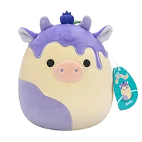 Squishmallows Super Soft Plush Toys 7.5" Benito the Blueberry Cow