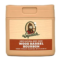 Dr. Squatch All-Natural Body Wash For Men (8oz) Wood Barrel Bourbon