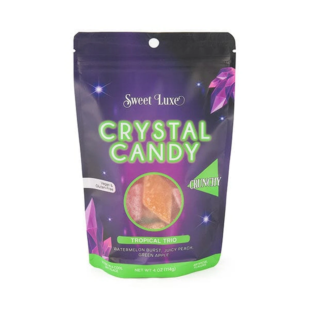 Sweet Luxe™ NEW Extra Crunchy Crystal Candy - Tropical Trio Flavor Mix