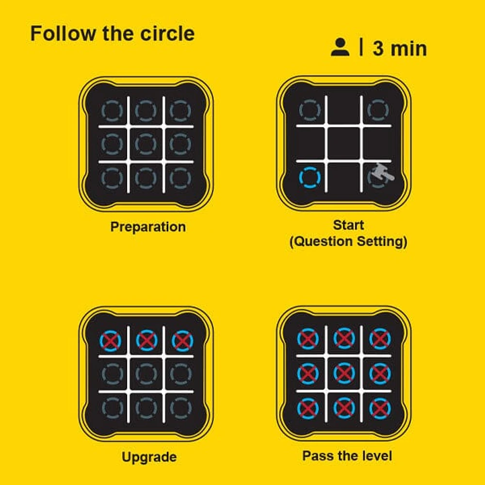Tic Tap Go! Electronic Touchscreen Tic-Tac-Toe Game