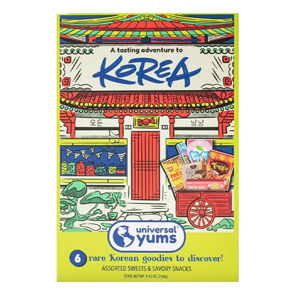 Universal Yums Snack Box: South Korea Candy Shoppe (6 Pieces)