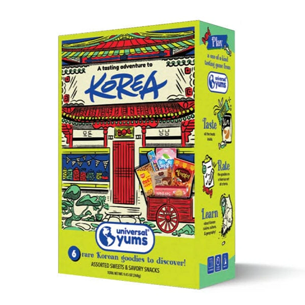 Universal Yums Snack Box: South Korea Candy Shoppe (6 Pieces)