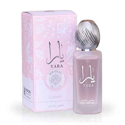 Yara Fresh Hair Mist by Lattafa Perfumes Femme Fragrance Spray (50mL)