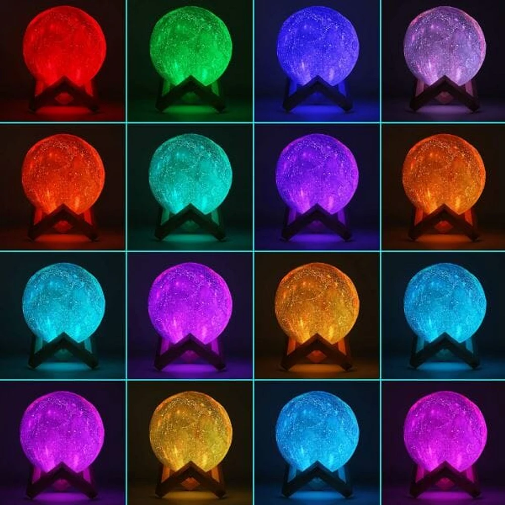 3D Touch Control Universe Moon Lamp