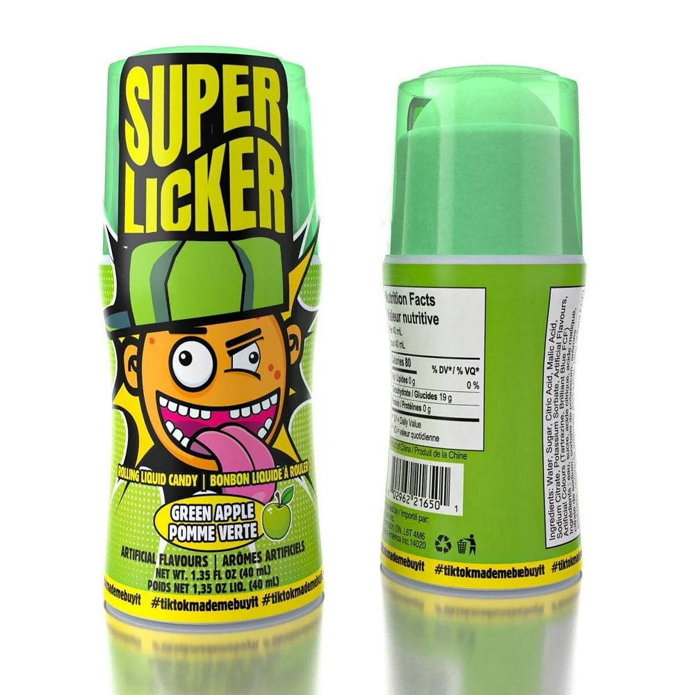 Super Licker Rolling Liquid Candy (Flavor Ships Asst.)
