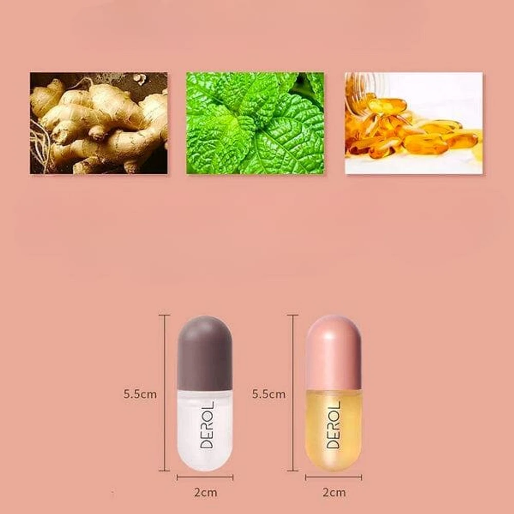Derol Day & Night Natural Lip Plumper Set (2pk) | As Seen On Social