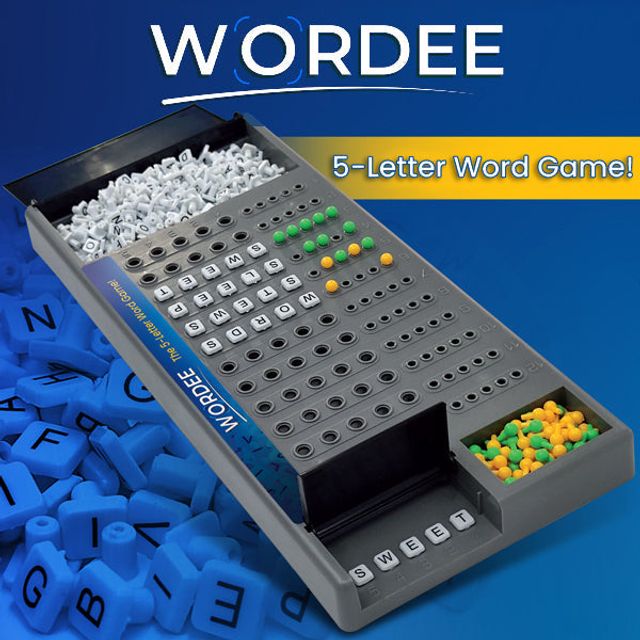 Wordee: The 5-Letter Word Game! | Code-Breaking Board Game For All Ages