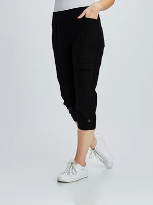 Pull-on capri