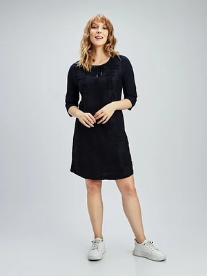 Robe midi en tricot
